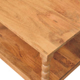 Arlen Spindle Coffee Table, Medium - Golden Teak Coffee Tables - Bokel Home