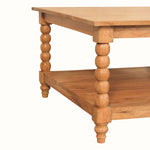 Arlen Spindle Coffee Table, Medium - Golden Teak Coffee Tables - Bokel Home