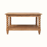 Arlen Spindle Coffee Table, Medium - Golden Teak Coffee Tables - Bokel Home