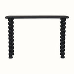 Arlen Spindle Console Table, Medium - Carbon Ash Console Tables - Bokel Home