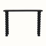 Arlen Spindle Console Table, Medium - Carbon Ash Console Tables - Bokel Home
