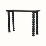 Arlen Spindle Console Table, Medium - Carbon Ash Console Tables - Bokel Home