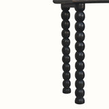 Arlen Spindle Console Table, Medium - Carbon Ash Console Tables - Bokel Home