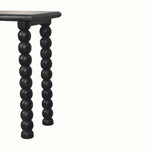 Arlen Spindle Console Table, Medium - Carbon Ash Console Tables - Bokel Home