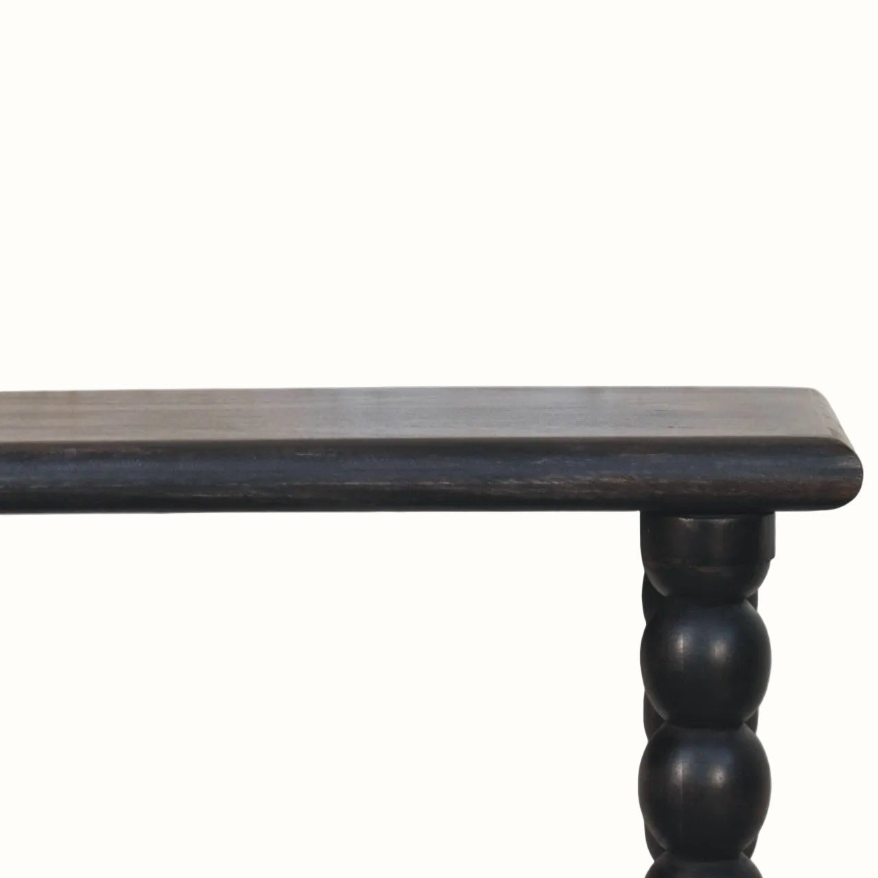 Arlen Spindle Console Table, Medium - Carbon Ash Console Tables - Bokel Home