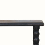 Arlen Spindle Console Table, Medium - Carbon Ash Console Tables - Bokel Home