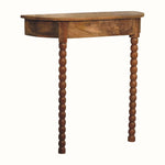 Arlen Spindle Radiator Console Table - Natural Console Tables - Bokel Home
