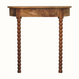 Arlen Spindle Radiator Console Table - Natural Console Tables - Bokel Home