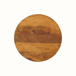 Arlen Spindle Side Table, Small - Amber Oak Side Tables - Bokel Home
