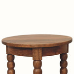 Arlen Spindle Side Table, Small - Golden Teak Side Tables - Bokel Home