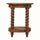 Arlen Spindle Side Table, Small - Golden Teak