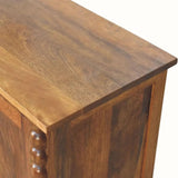 Arlen Spindle Sideboard, Large- Amber Oak Sideboard - Bokel Home