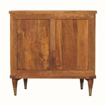Astrid Ribbed 3 Drawer Chest, Medium - Amber Oak Chest of Drawers - Bokel Home