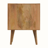 Babej 2 Drawer Bedside Table, Medium - Natural Bedside Tables - Bokel Home