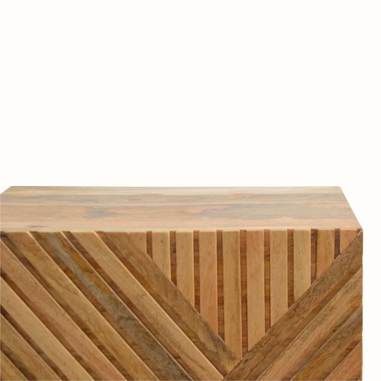 Babej 2 Drawer Bedside Table, Medium - Natural Bedside Tables - Bokel Home