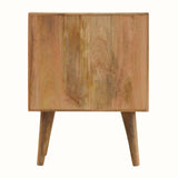Babej 2 Drawer Bedside Table, Medium - Natural Bedside Tables - Bokel Home