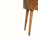 Babej 2 Drawer Bedside Table, Small - Natural Bedside Tables - Bokel Home