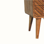 Babej Open Bedside Table, Small - Natural Bedside Tables - Bokel Home