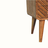 Babej Open Bedside Table, Small - Natural Bedside Tables - Bokel Home
