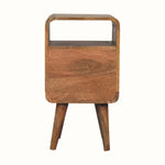 Babej Open Bedside Table, Small - Natural Bedside Tables - Bokel Home