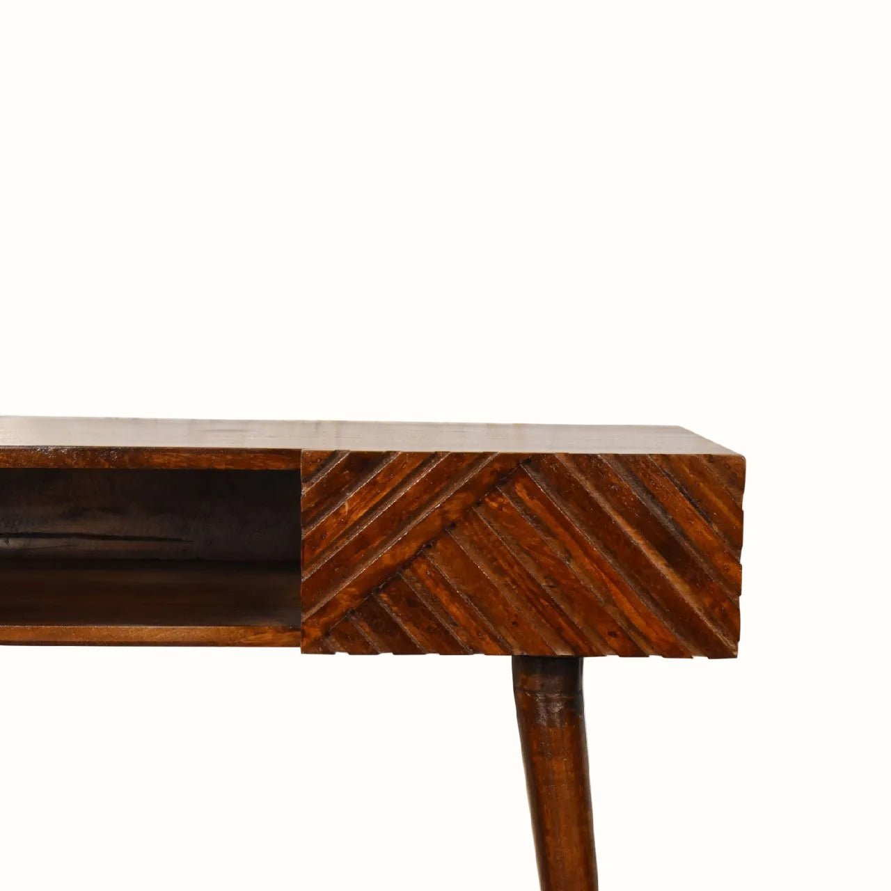 Babej Open Writing Desk - Chestnut Desks - Bokel Home