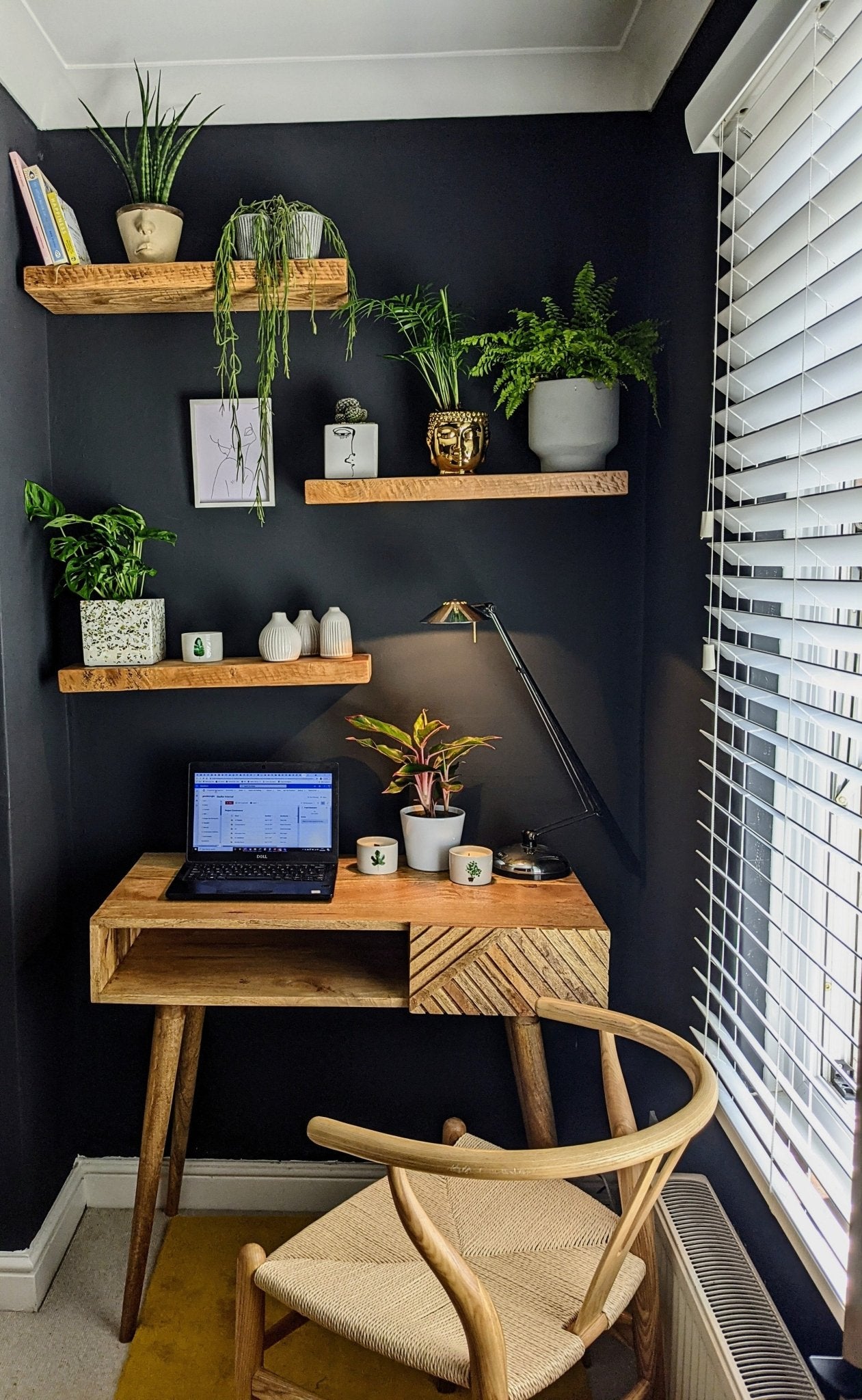 Babej Open Writing Desk - Natural Desks - Bokel Home