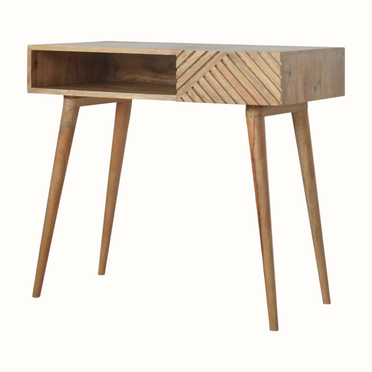 Babej Open Writing Desk - Natural Desks - Bokel Home