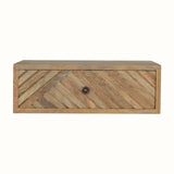 Babej Wall Mounted Bedside Table - Natural Bedside Tables - Bokel Home