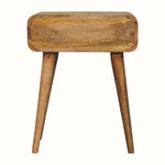 Babu 1 Drawer Bedside Table, Medium - Natural Bedside Tables - Bokel Home