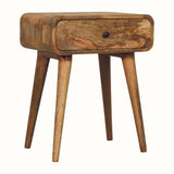 Babu 1 Drawer Bedside Table, Medium - Natural Bedside Tables - Bokel Home