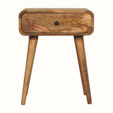 Babu 1 Drawer Bedside Table, Medium - Natural Bedside Tables - Bokel Home