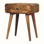 Babu 1 Drawer Bedside Table, Medium - Natural Bedside Tables - Bokel Home