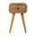 Babu 1 Drawer Bedside Table, Small - Natural Bedside Tables - Bokel Home