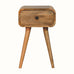 Babu 1 Drawer Bedside Table, Small - Natural Bedside Tables - Bokel Home