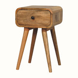Babu 1 Drawer Bedside Table, Small - Natural Bedside Tables - Bokel Home