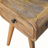 Babu 1 Drawer Bedside Table, Small - Natural Bedside Tables - Bokel Home