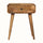 Babu 1 Drawer Bedside Table, Medium - Natural