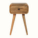 Babu 1 Drawer Bedside Table, Small - Natural