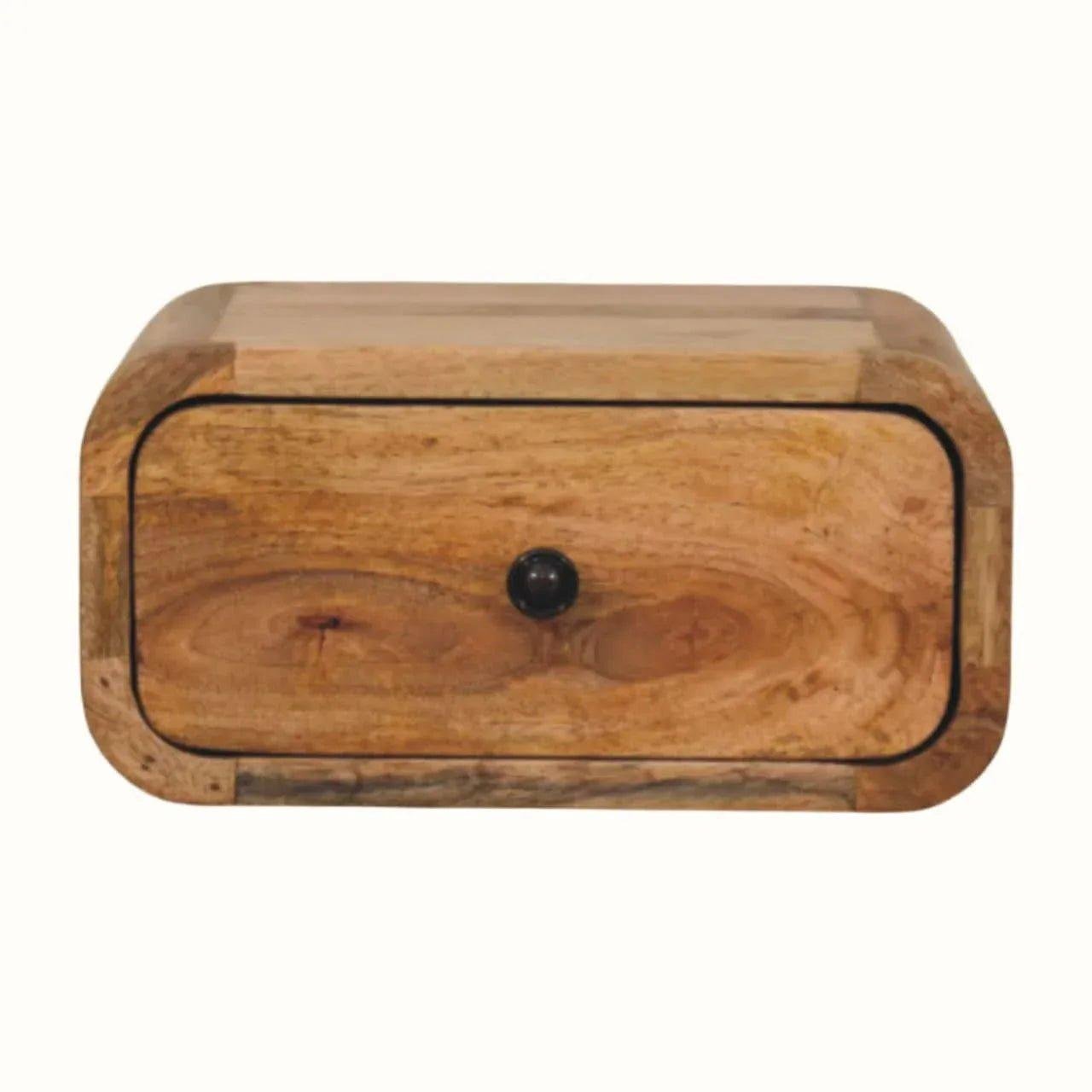 Babu Floating Bedside Table, Small - Natural Bedside Tables - Bokel Home