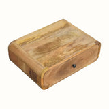 Babu Wall Mounted Bedside Table, Medium - Natural Bedside Tables - Bokel Home