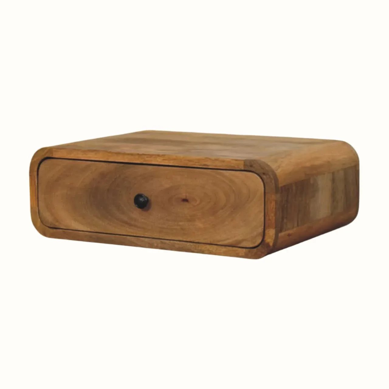 Babu Wall Mounted Bedside Table, Medium - Natural Bedside Tables - Bokel Home