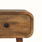 Babu 1 Drawer Bedside Table, Small - Natural