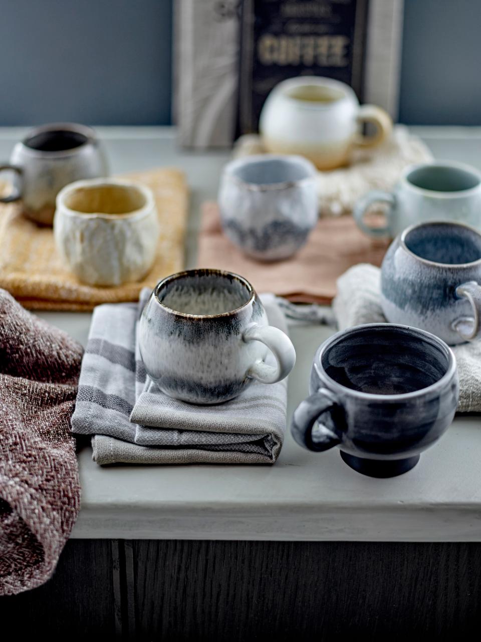Bloomingville Mugs Paula Blue Glaze Cup