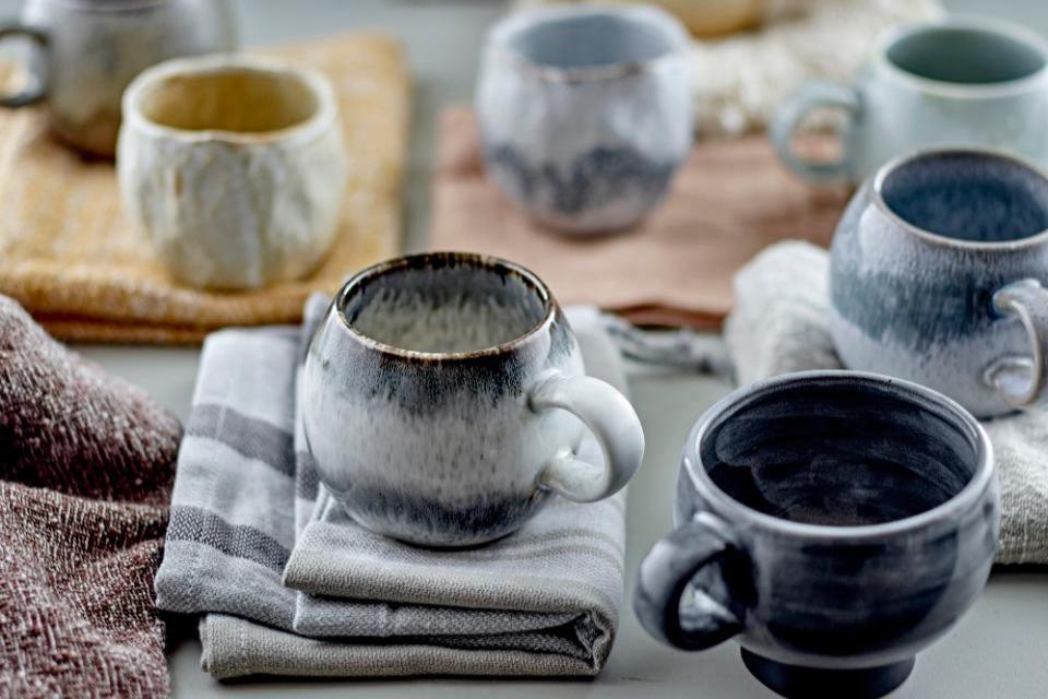 Bloomingville Mugs Paula Grey Glaze Cup