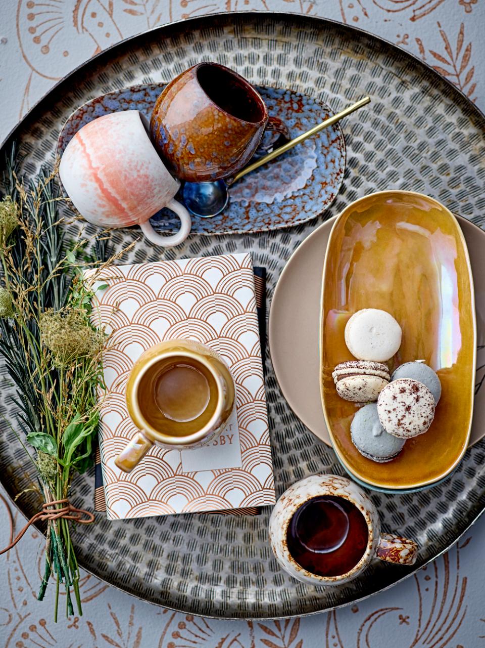 Bloomingville Mugs Paula Orange Glaze Cup