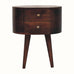 Bokel Bedside Tables Molina Bedside Table, Medium - California Walnut