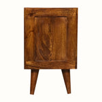 Bokel Bedside Tables Sunrise Open Bedside Table, Small - Gold/Chestnut