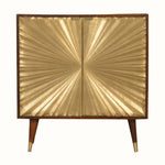 Bokel Cabinets & Sideboards Sunrise Cabinet - Gold/Chestnut