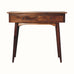 Bokel Console Tables Nilson 2 Drawer Console Table, Medium - Chestnut