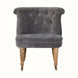 Bokel Home Accent Chairs Mineo Velvet Accent Chair - Grey/Natural